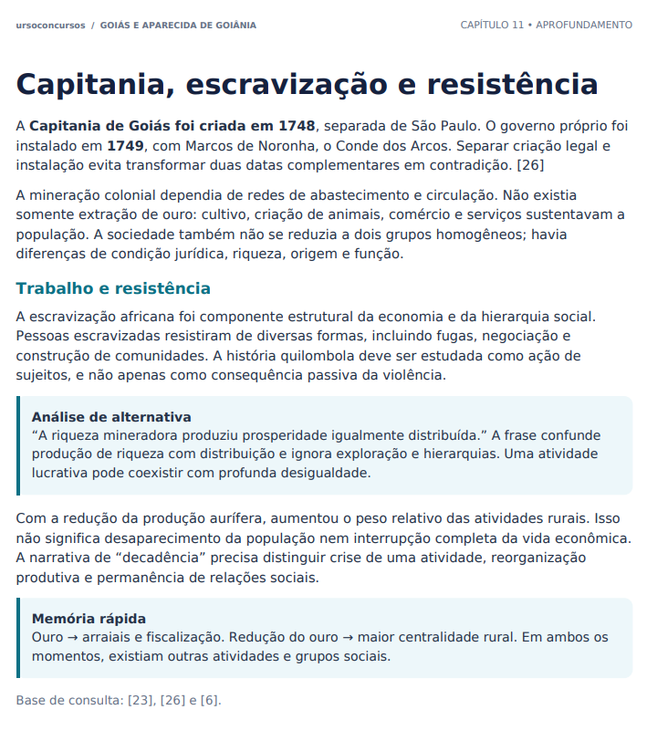 Capitania, escravização e resistência